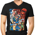 Mutant Pilgrim Men's V-Neck - Adult & Kids T-Shirts, Sweatshirts & Hoodies apparel design preview 1