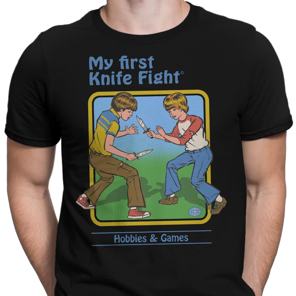 My First Knife Fight Men's Apparel - Adult & Kids T-Shirts, Sweatshirts & Hoodies apparel design preview 2