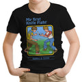 My First Knife Fight Youth Apparel - Adult & Kids T-Shirts, Sweatshirts & Hoodies apparel design preview 1