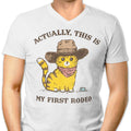 My First Rodeo Men's V-Neck - Adult & Kids T-Shirts, Sweatshirts & Hoodies apparel design preview 1
