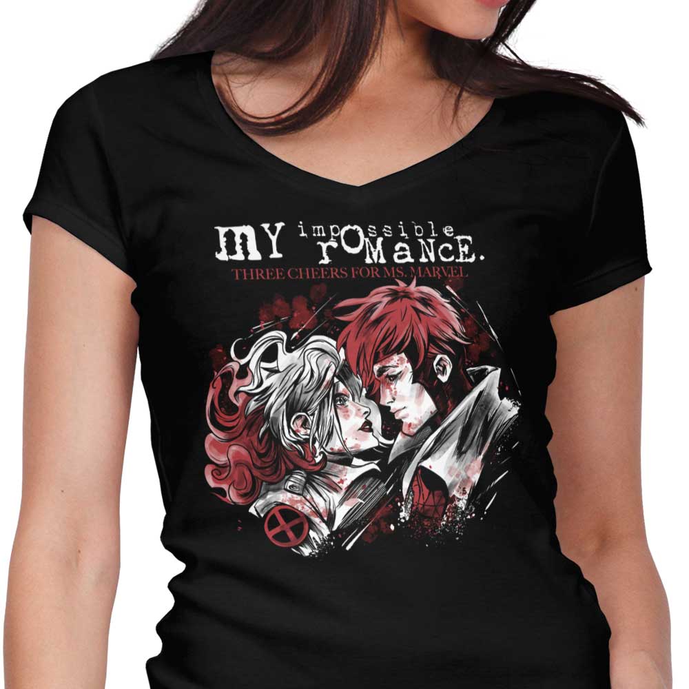 My Impossible Romance Women's V-Neck - Adult & Kids T-Shirts, Sweatshirts & Hoodies apparel design preview 1