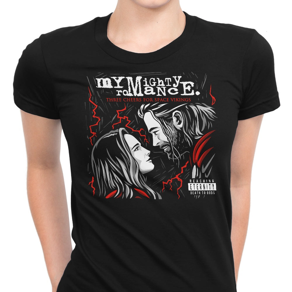 My Mighty Romance Women's Apparel - Adult & Kids T-Shirts, Sweatshirts & Hoodies apparel design preview 1