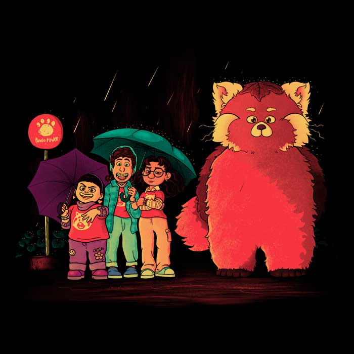 My Neighbor Panda - Adult & Kids T-Shirts, Sweatshirts & Hoodies apparel design preview 2