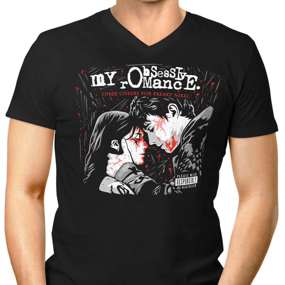 My Obsessive Romance Men's V-Neck - Adult & Kids T-Shirts, Sweatshirts & Hoodies apparel design preview 1