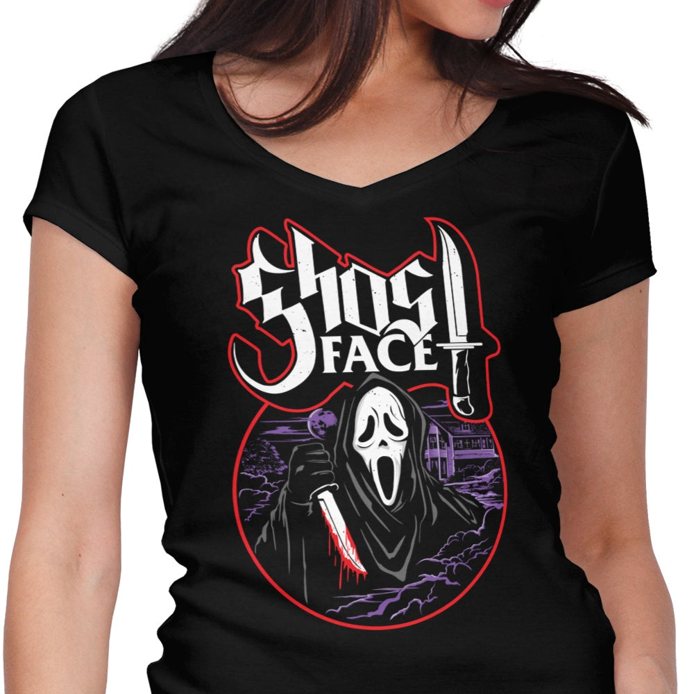 My Scary Album Women's V-Neck - Adult & Kids T-Shirts, Sweatshirts & Hoodies apparel design preview 1