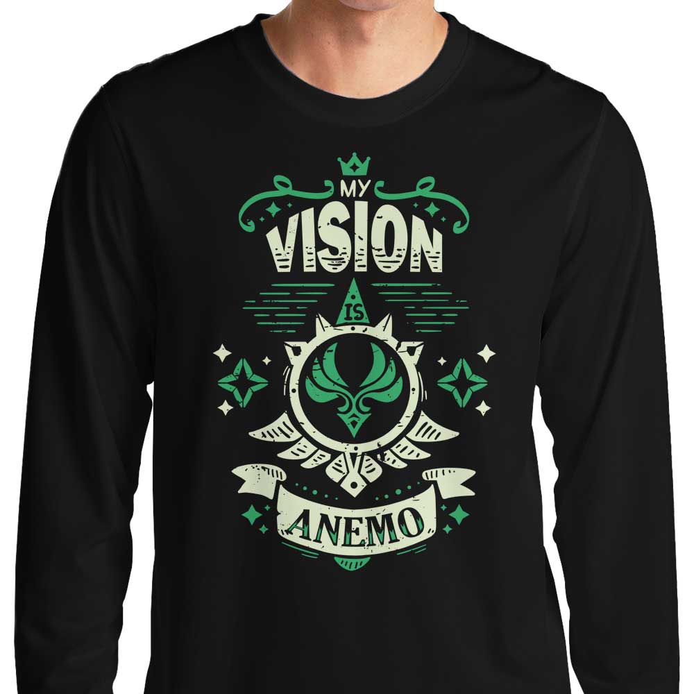 My Vision is Anemo - Adult & Kids T-Shirts, Sweatshirts & Hoodies apparel design preview 1