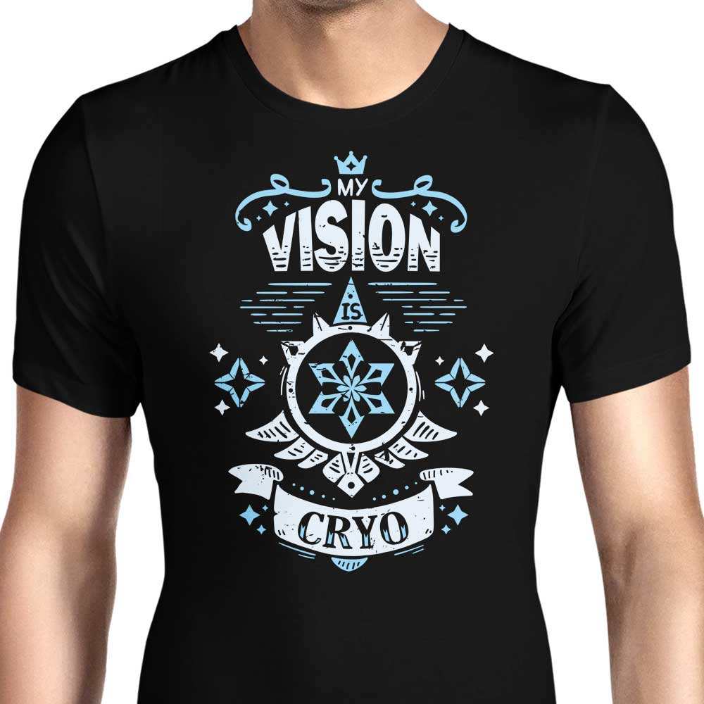 My Vision is Cryo Men's Apparel - Adult & Kids T-Shirts, Sweatshirts & Hoodies apparel design preview 1
