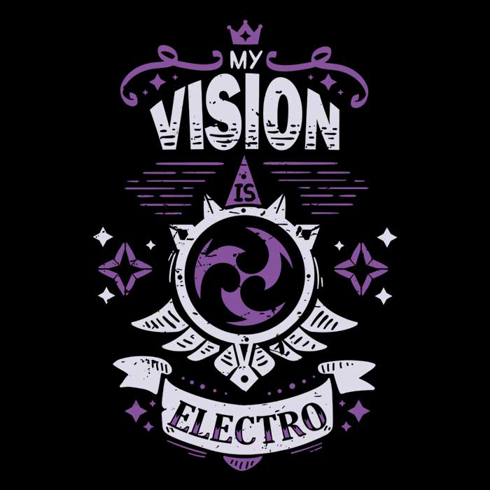 My Vision is Electro Tank Top - Adult & Kids T-Shirts, Sweatshirts & Hoodies apparel design preview 2