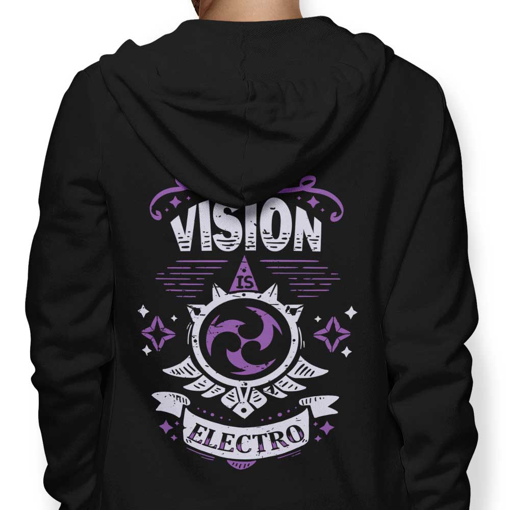 My Vision is Electro - Adult & Kids T-Shirts, Sweatshirts & Hoodies apparel design preview 1
