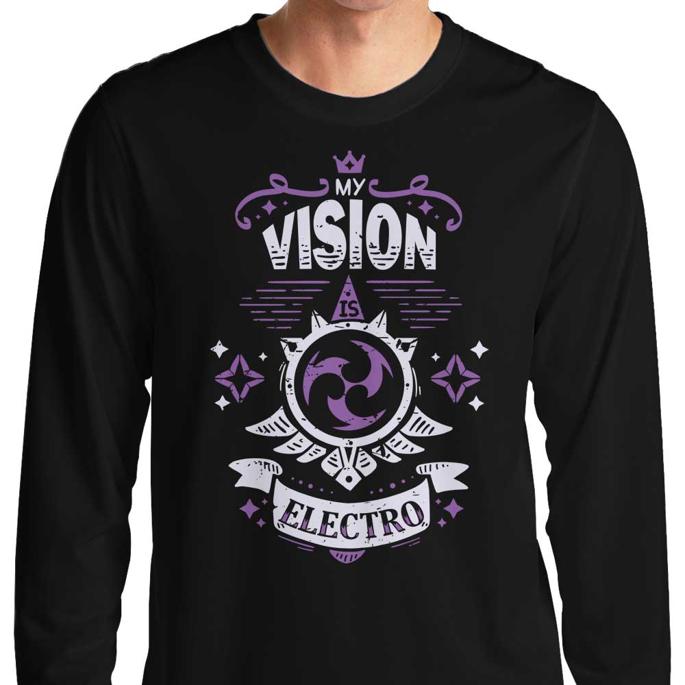 My Vision is Electro - Adult & Kids T-Shirts, Sweatshirts & Hoodies apparel design preview 1
