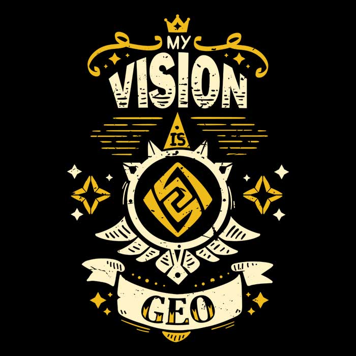 My Vision is Geo Men's Apparel - Adult & Kids T-Shirts, Sweatshirts & Hoodies apparel design preview 2