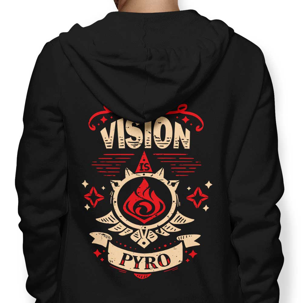 My Vision is Pyro - Adult & Kids T-Shirts, Sweatshirts & Hoodies apparel design preview 1