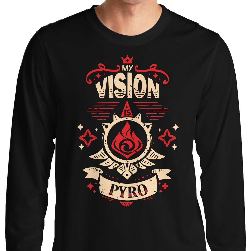 My Vision is Pyro - Adult & Kids T-Shirts, Sweatshirts & Hoodies apparel design preview 1