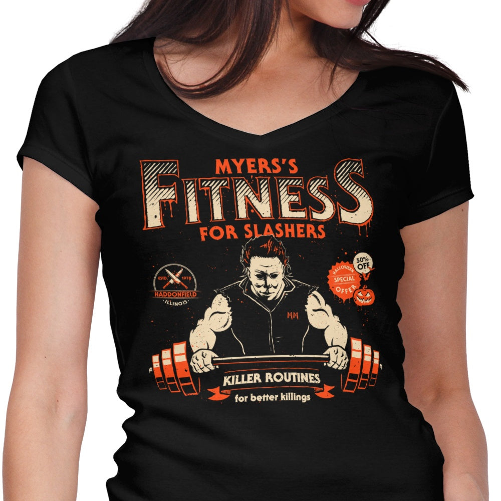 Myers Fitness Women's V-Neck - Adult & Kids T-Shirts, Sweatshirts & Hoodies apparel design preview 1