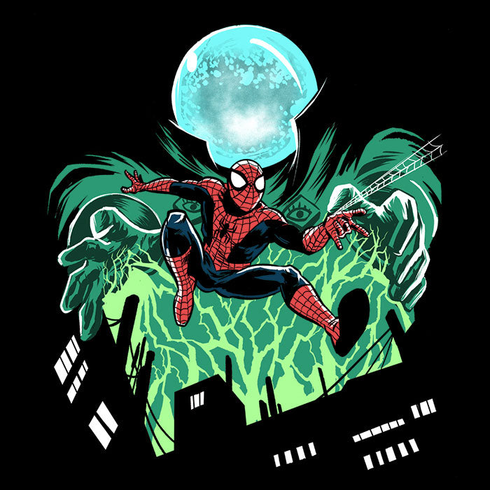 Mysterious Spider Men's Apparel - Adult & Kids T-Shirts, Sweatshirts & Hoodies apparel design preview 2