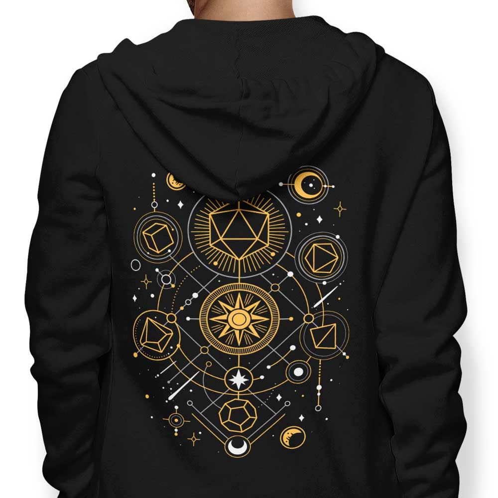 Mystical Dice Chart - Adult & Kids T-Shirts, Sweatshirts & Hoodies apparel design preview 1