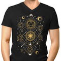 Mystical Dice Chart Men's V-Neck - Adult & Kids T-Shirts, Sweatshirts & Hoodies apparel design preview 1