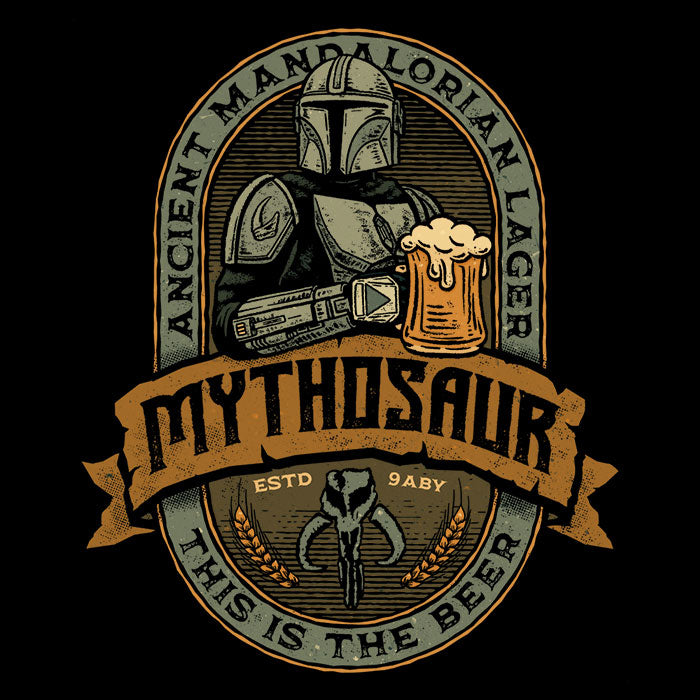 Mythosaur Lager - Adult & Kids T-Shirts, Sweatshirts & Hoodies apparel design preview 2