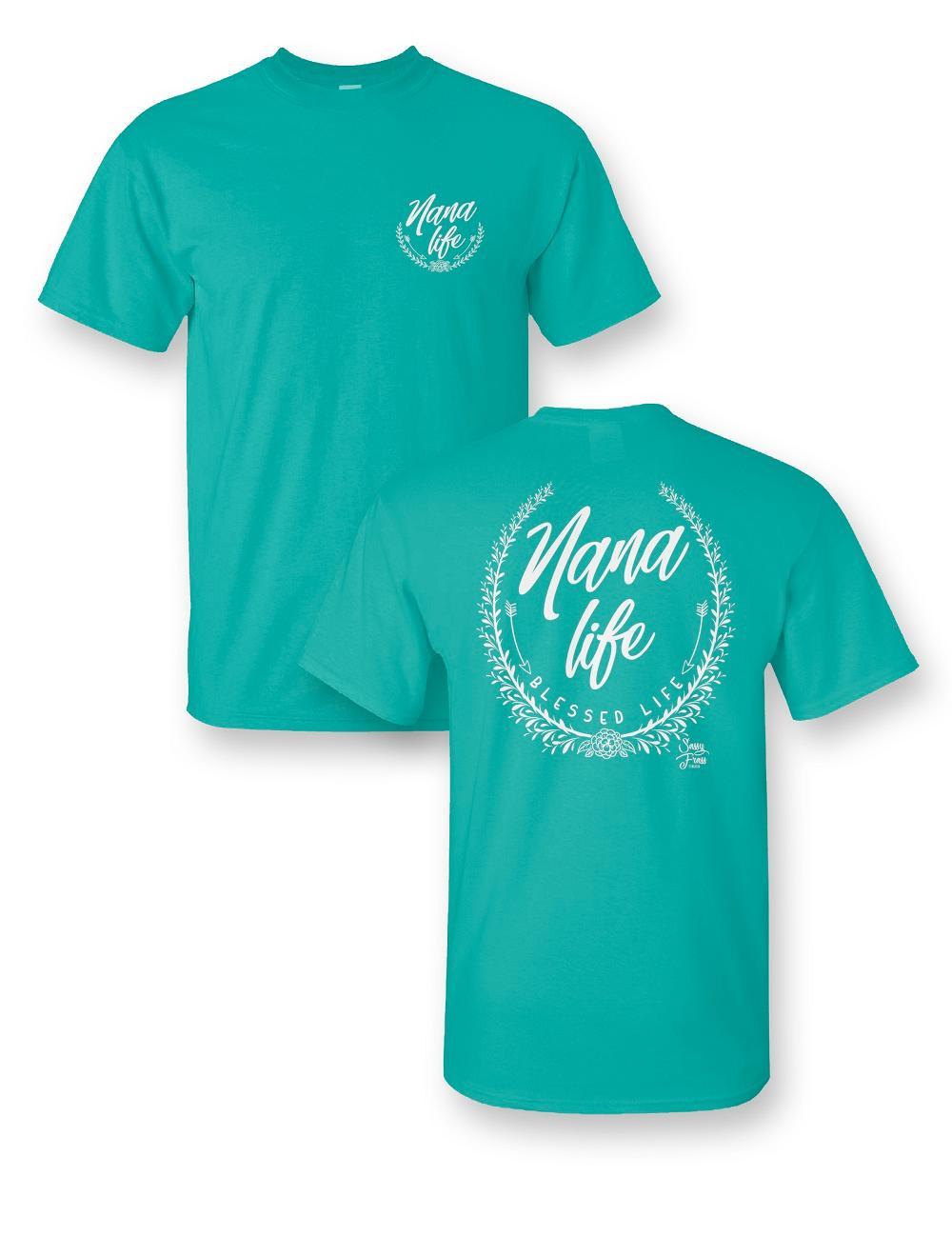 SALE Sassy Frass Nana Life Blessed Bright Girlie - Adult & Kids T-Shirts, Sweatshirts & Hoodies apparel design preview 2