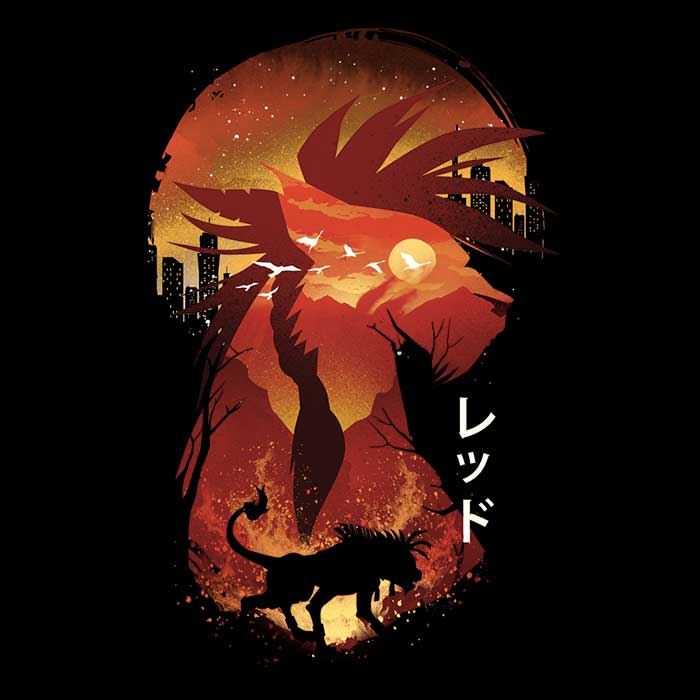 Nanaki Silhouette Coasters - Adult & Kids T-Shirts, Sweatshirts & Hoodies apparel design preview 1