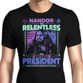 Nandor for President Men's Apparel - Adult & Kids T-Shirts, Sweatshirts & Hoodies apparel design preview 1