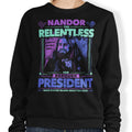 Nandor for President - Adult & Kids T-Shirts, Sweatshirts & Hoodies apparel design preview 1