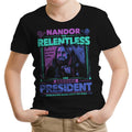 Nandor for President Youth Apparel - Adult & Kids T-Shirts, Sweatshirts & Hoodies apparel design preview 1