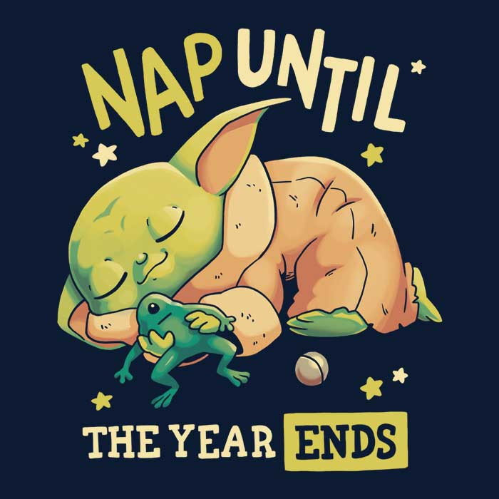 Nap Until the Year Ends Men's Apparel - Adult & Kids T-Shirts, Sweatshirts & Hoodies apparel design preview 2