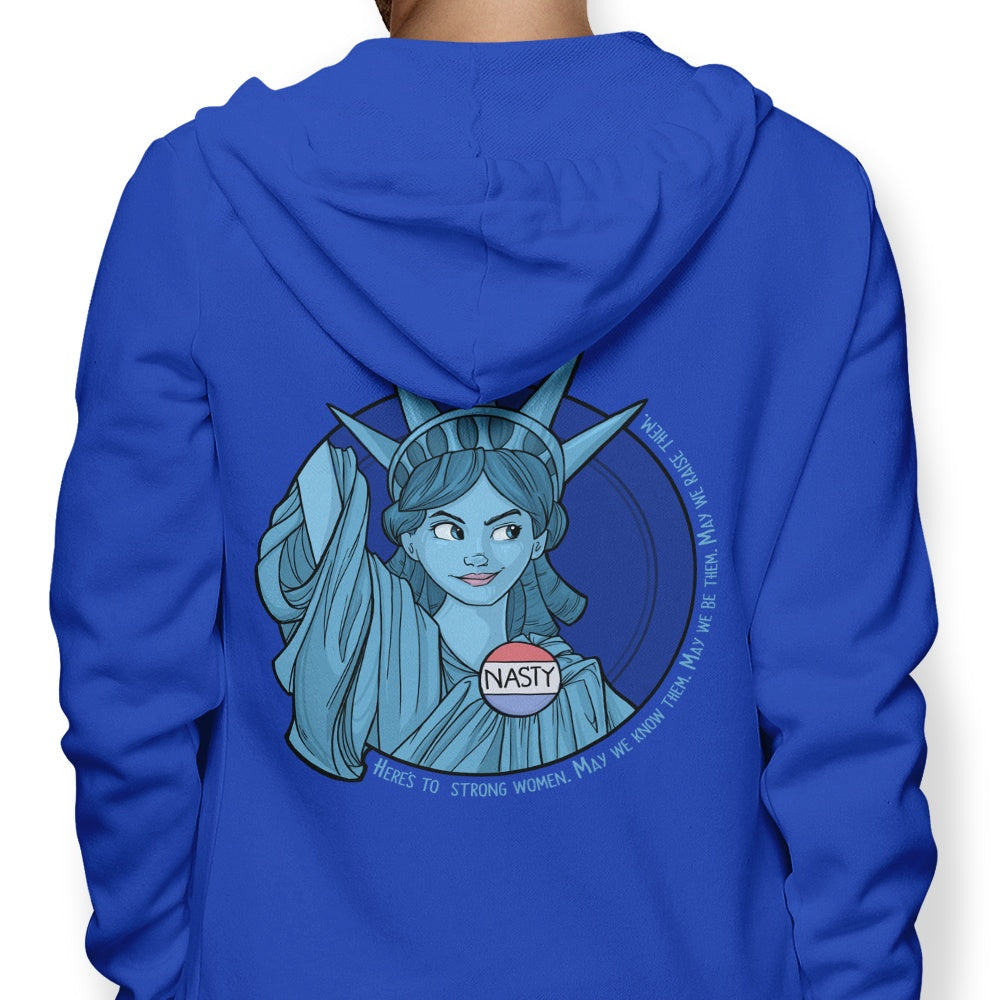 Nasty Lady Liberty - Adult & Kids T-Shirts, Sweatshirts & Hoodies apparel design preview 1