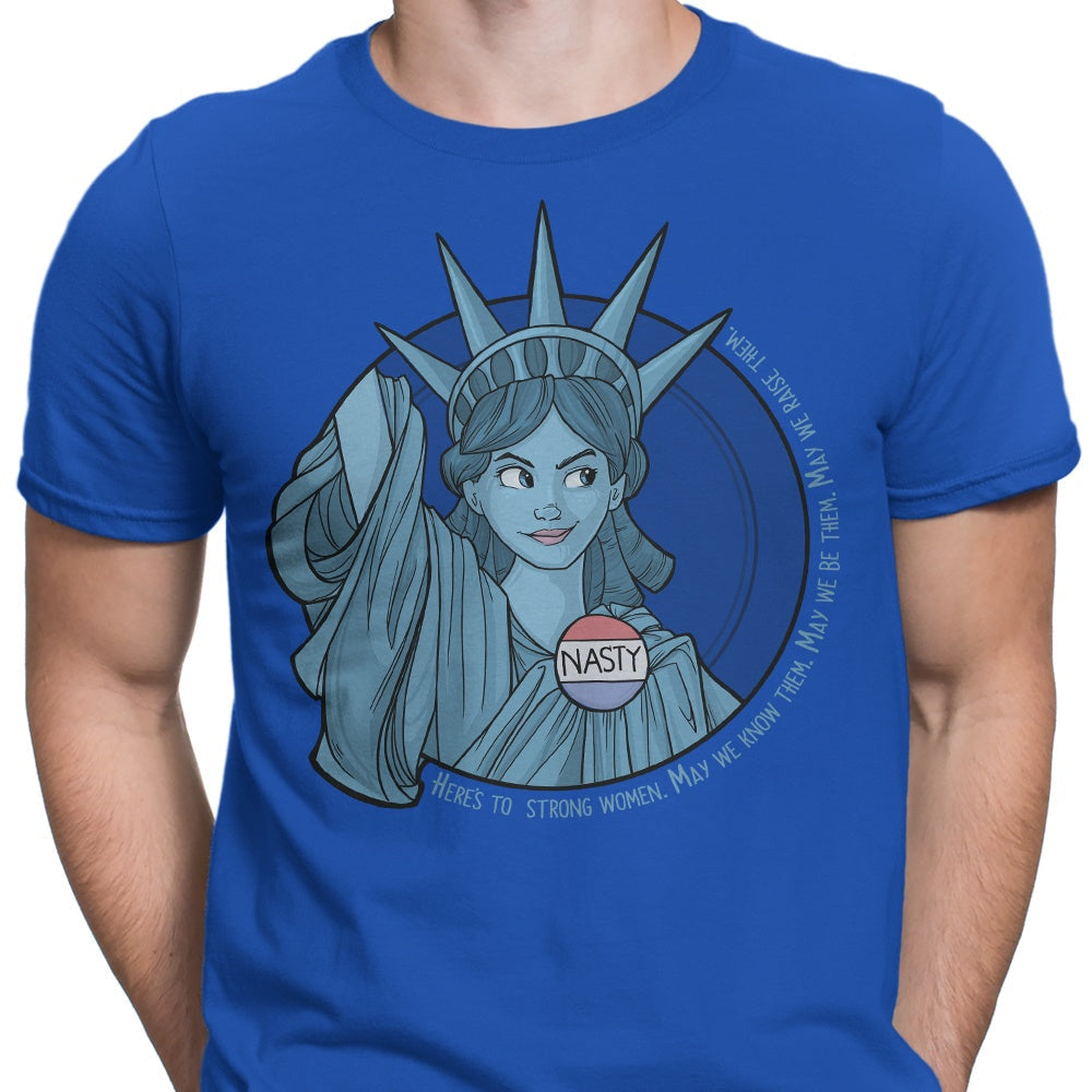 Nasty Lady Liberty Men's Apparel - Adult & Kids T-Shirts, Sweatshirts & Hoodies apparel design preview 2