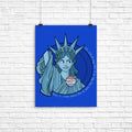 Nasty Lady Liberty Poster - Adult & Kids T-Shirts, Sweatshirts & Hoodies apparel design preview 1