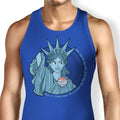 Nasty Lady Liberty Tank Top - Adult & Kids T-Shirts, Sweatshirts & Hoodies apparel design preview 1