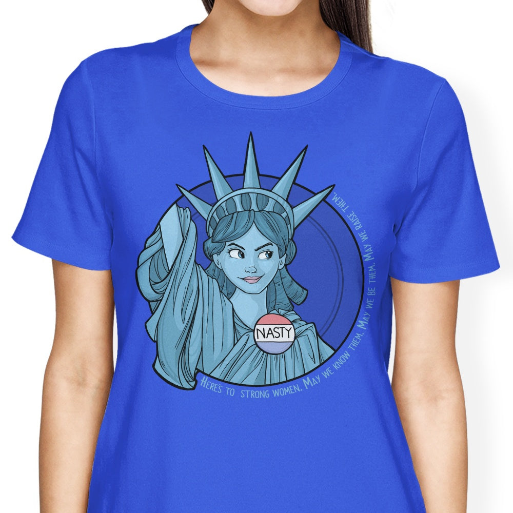 Nasty Lady Liberty Women's Apparel - Adult & Kids T-Shirts, Sweatshirts & Hoodies apparel design preview 2