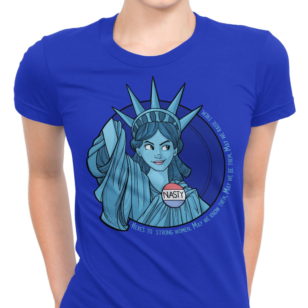 Nasty Lady Liberty Women's Apparel - Adult & Kids T-Shirts, Sweatshirts & Hoodies apparel design preview 1
