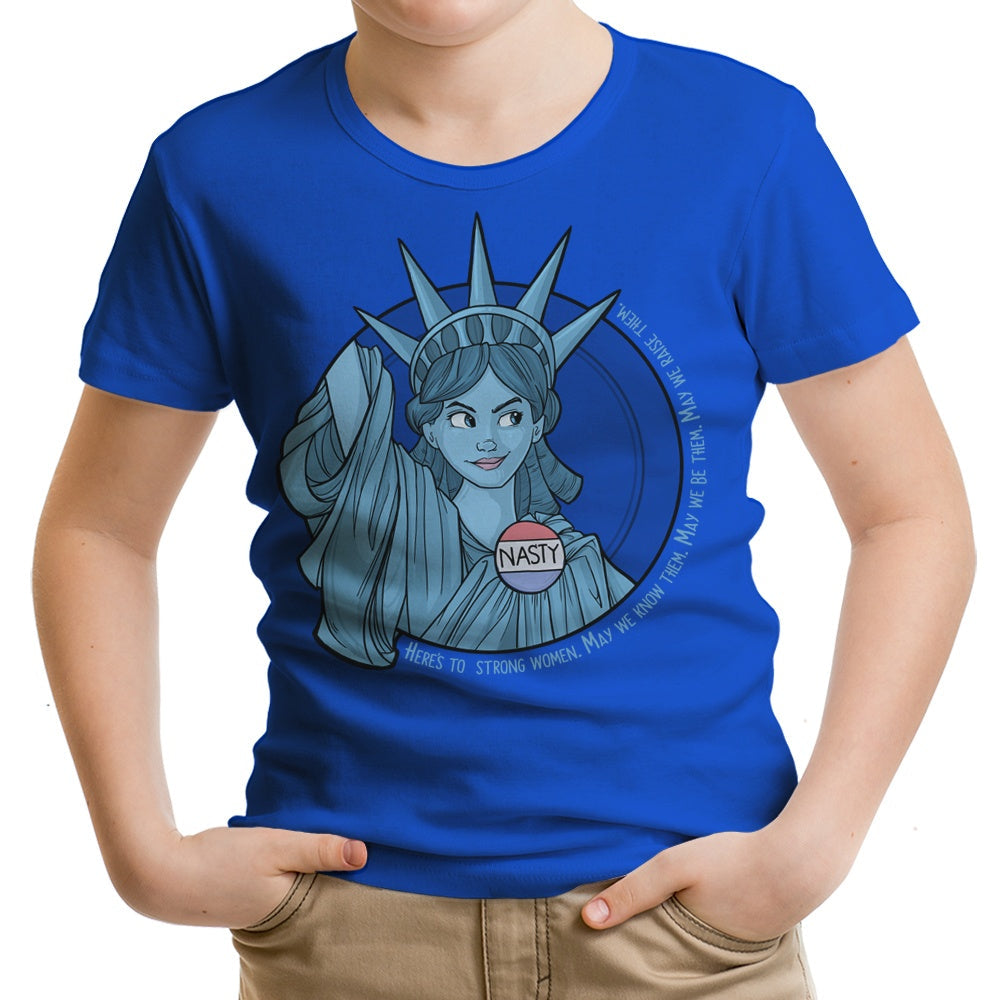 Nasty Lady Liberty Youth Apparel - Adult & Kids T-Shirts, Sweatshirts & Hoodies apparel design preview 1