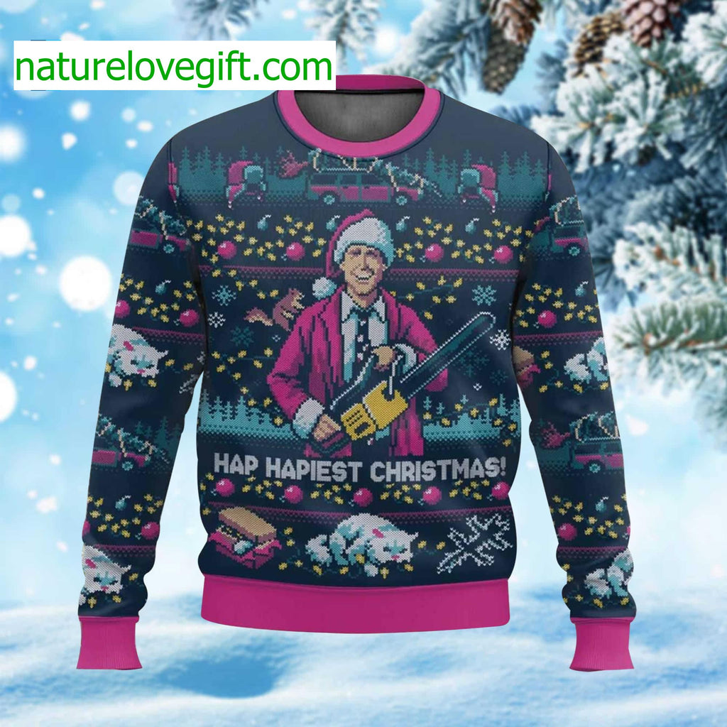 National Lampoon’s Vacation Hap Happiest Christmas Sweater product image