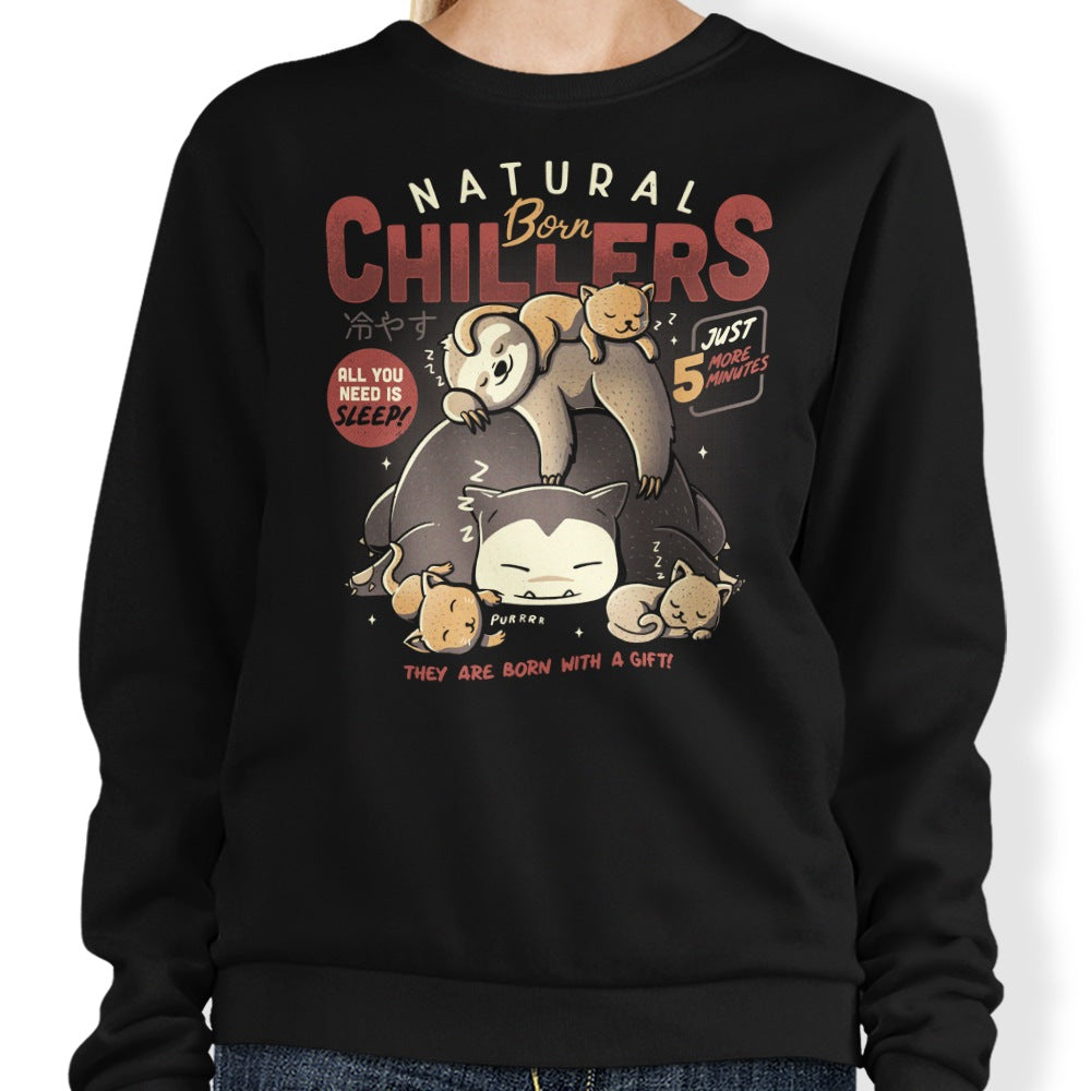Natural Born Chillers - Adult & Kids T-Shirts, Sweatshirts & Hoodies apparel design preview 1