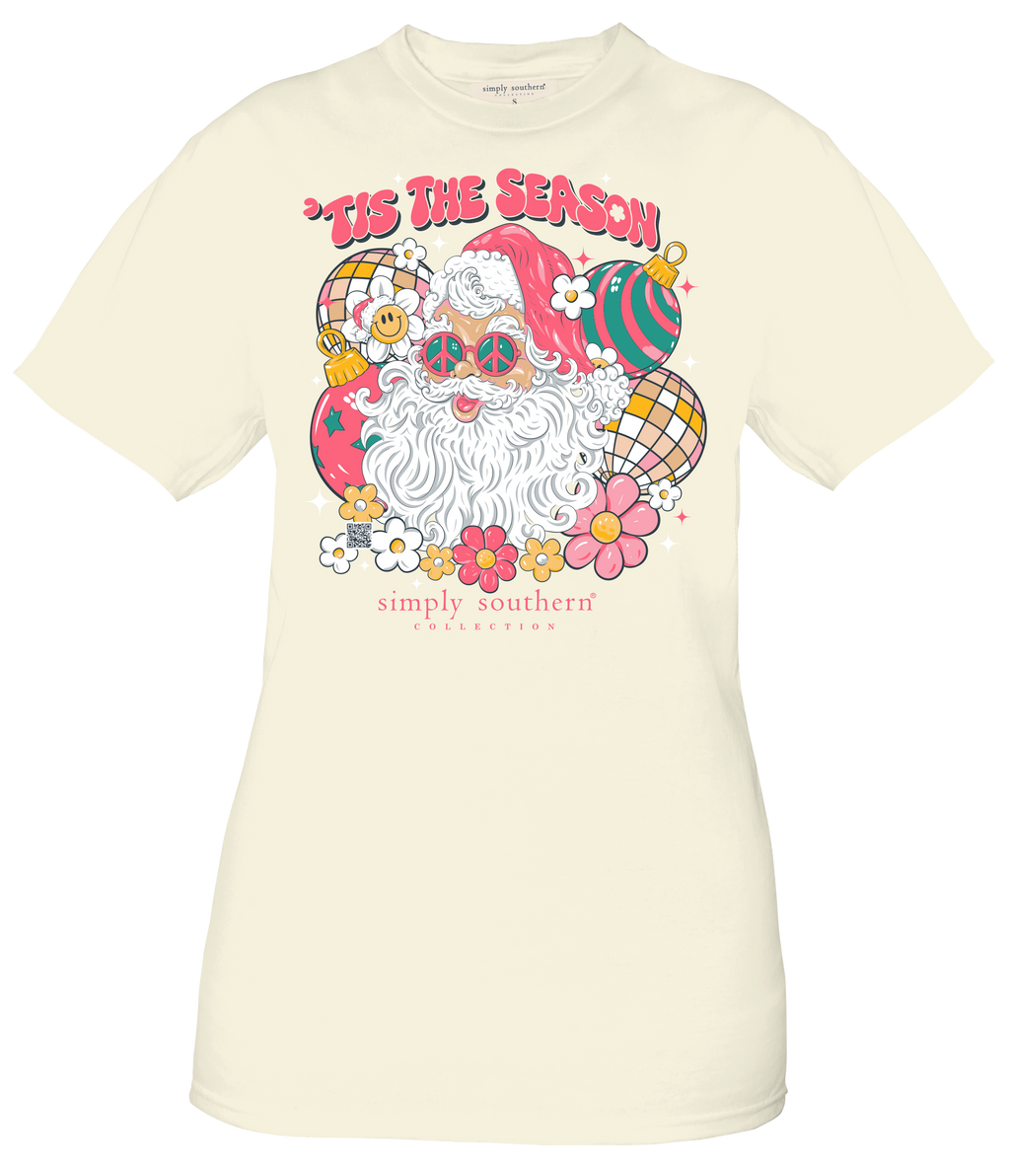 Simply Southern Groovy Santa Holiday - Adult & Kids T-Shirts, Sweatshirts & Hoodies apparel design preview 1