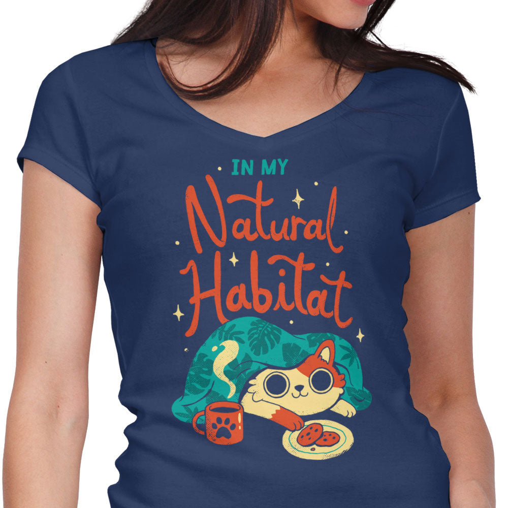 Natural Habitat Women's V-Neck - Adult & Kids T-Shirts, Sweatshirts & Hoodies apparel design preview 1