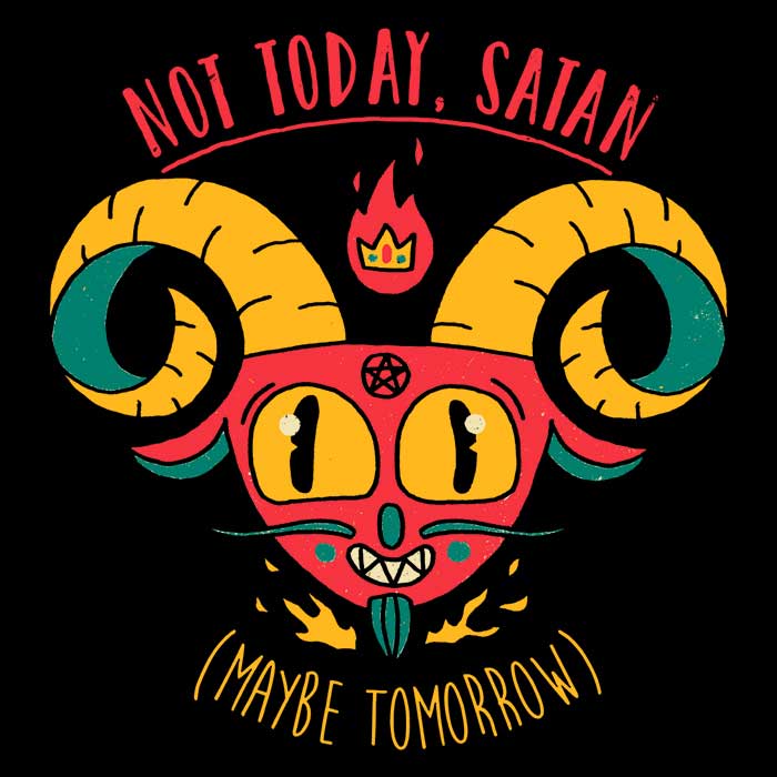 Naughty Devil - Adult & Kids T-Shirts, Sweatshirts & Hoodies apparel design preview 2