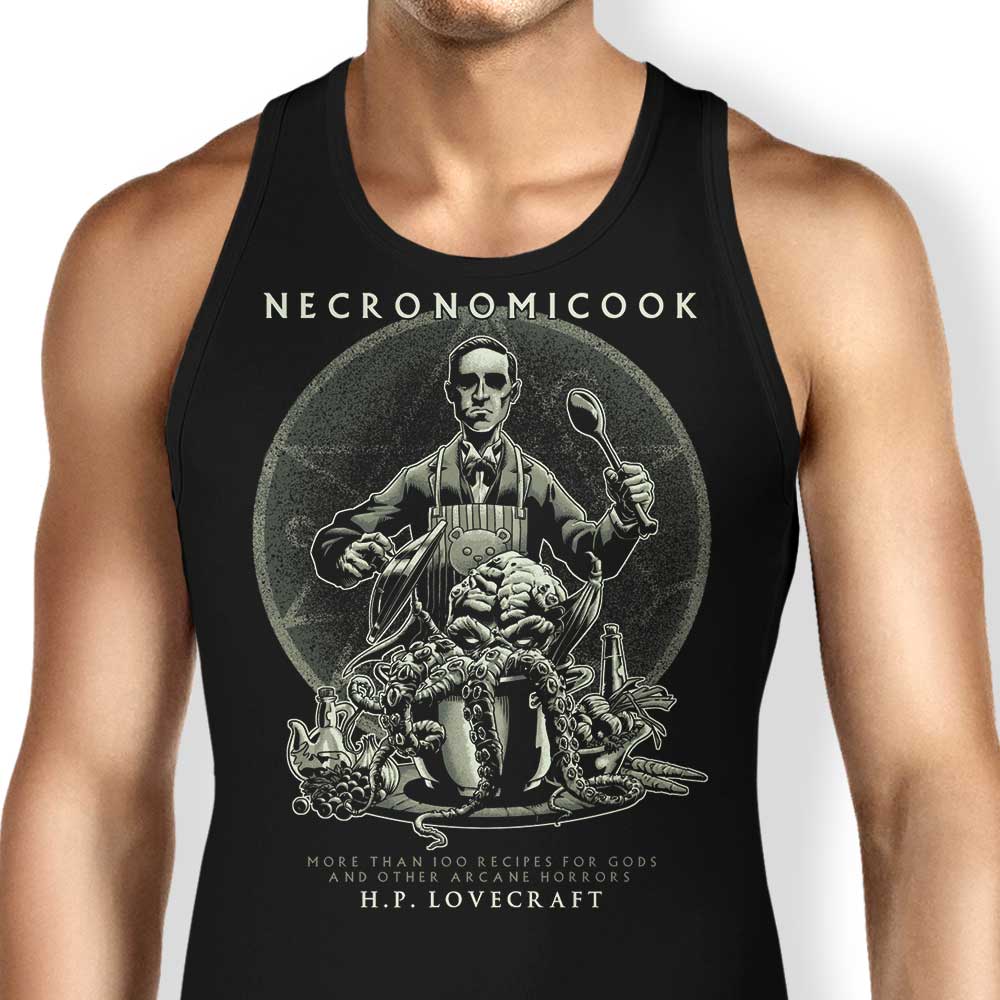 Necronomicook Tank Top - Adult & Kids T-Shirts, Sweatshirts & Hoodies apparel design preview 1