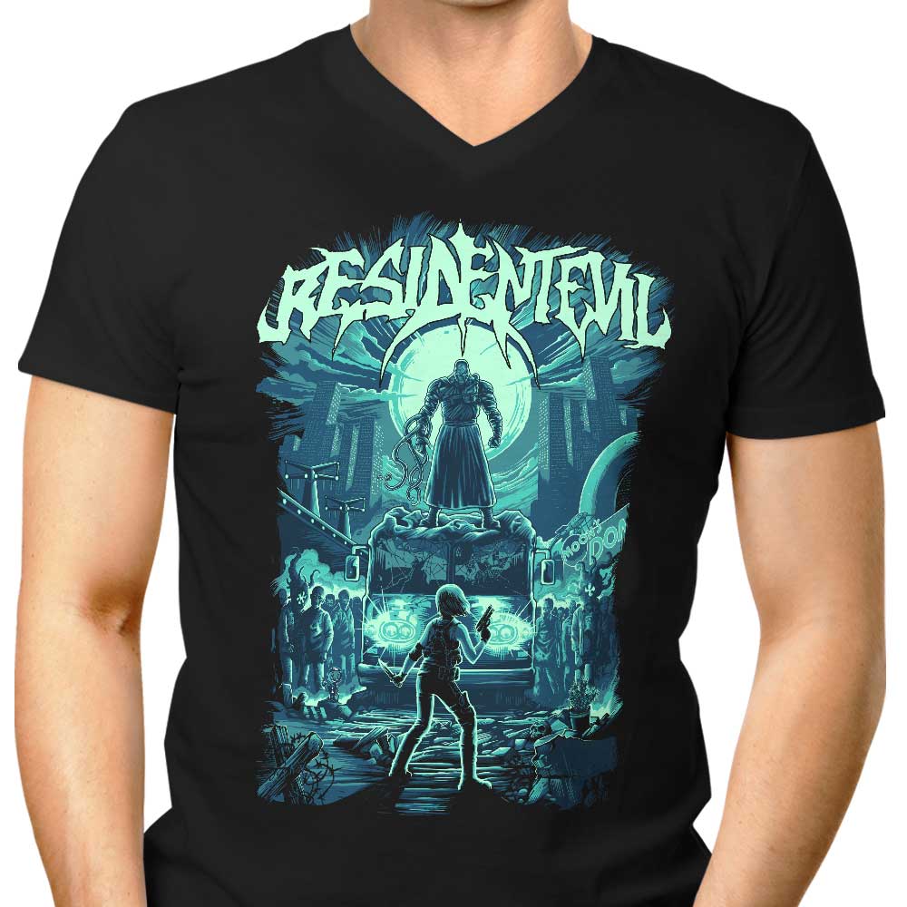 Nemesis City Men's V-Neck - Adult & Kids T-Shirts, Sweatshirts & Hoodies apparel design preview 1