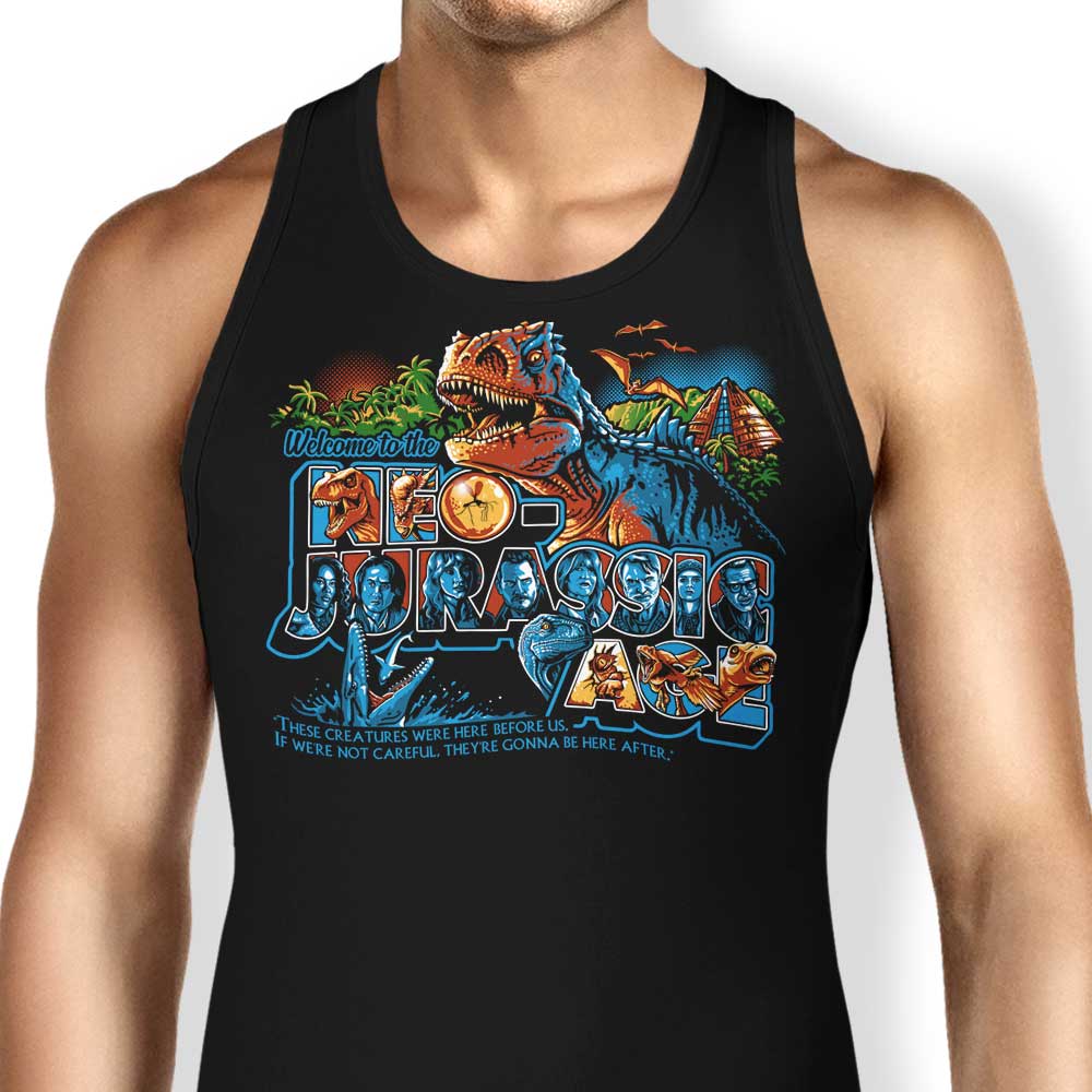 Neo Jurassic Age Tank Top - Adult & Kids T-Shirts, Sweatshirts & Hoodies apparel design preview 1