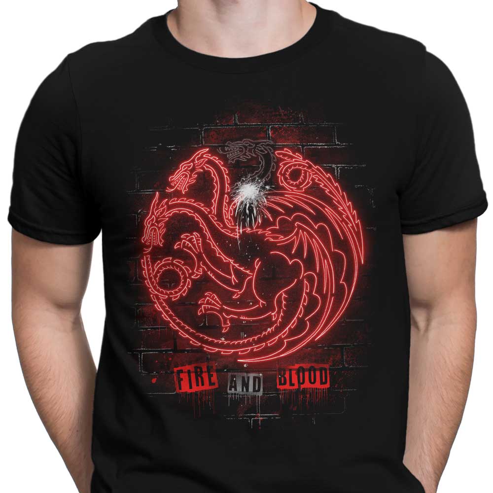 Neon Dragons Men's Apparel - Adult & Kids T-Shirts, Sweatshirts & Hoodies apparel design preview 2