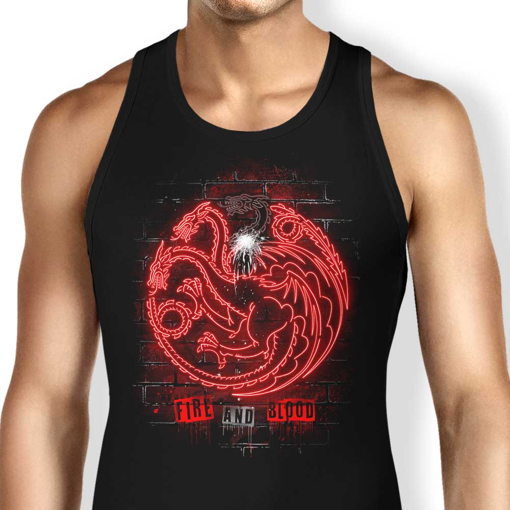 Neon Dragons Tank Top - Adult & Kids T-Shirts, Sweatshirts & Hoodies apparel design preview 1