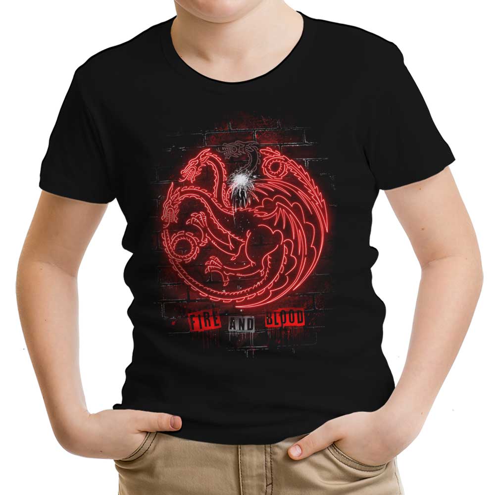 Neon Dragons Youth Apparel - Adult & Kids T-Shirts, Sweatshirts & Hoodies apparel design preview 1