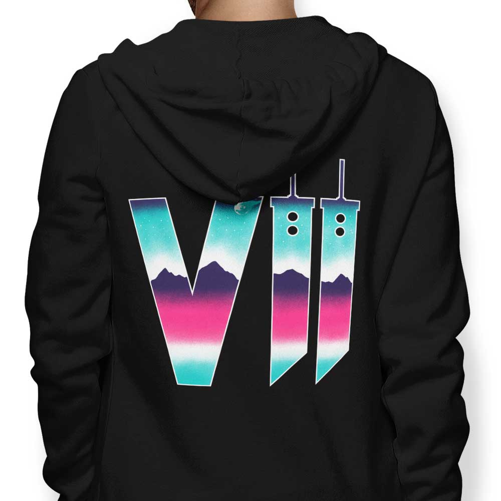 Neon Fantasy VII - Adult & Kids T-Shirts, Sweatshirts & Hoodies apparel design preview 1
