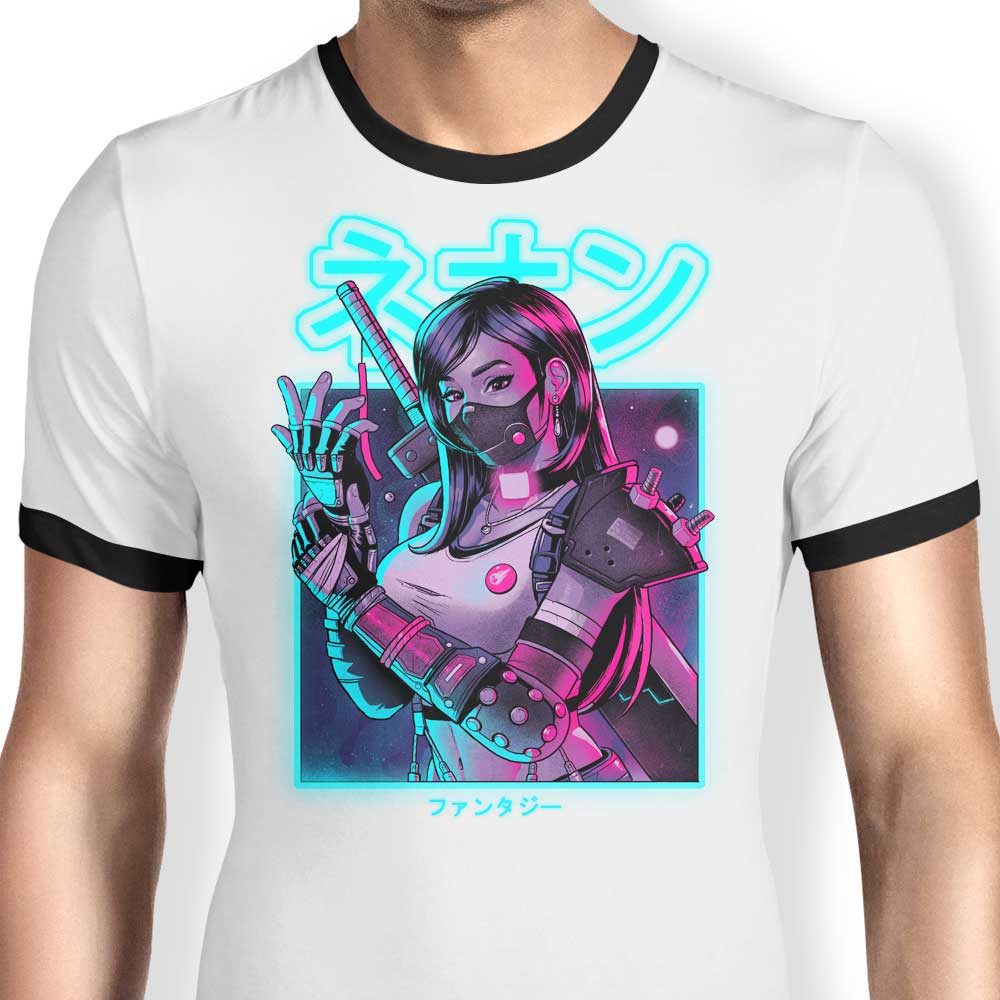 Neon Fantasy Ringer - Adult & Kids T-Shirts, Sweatshirts & Hoodies apparel design preview 1