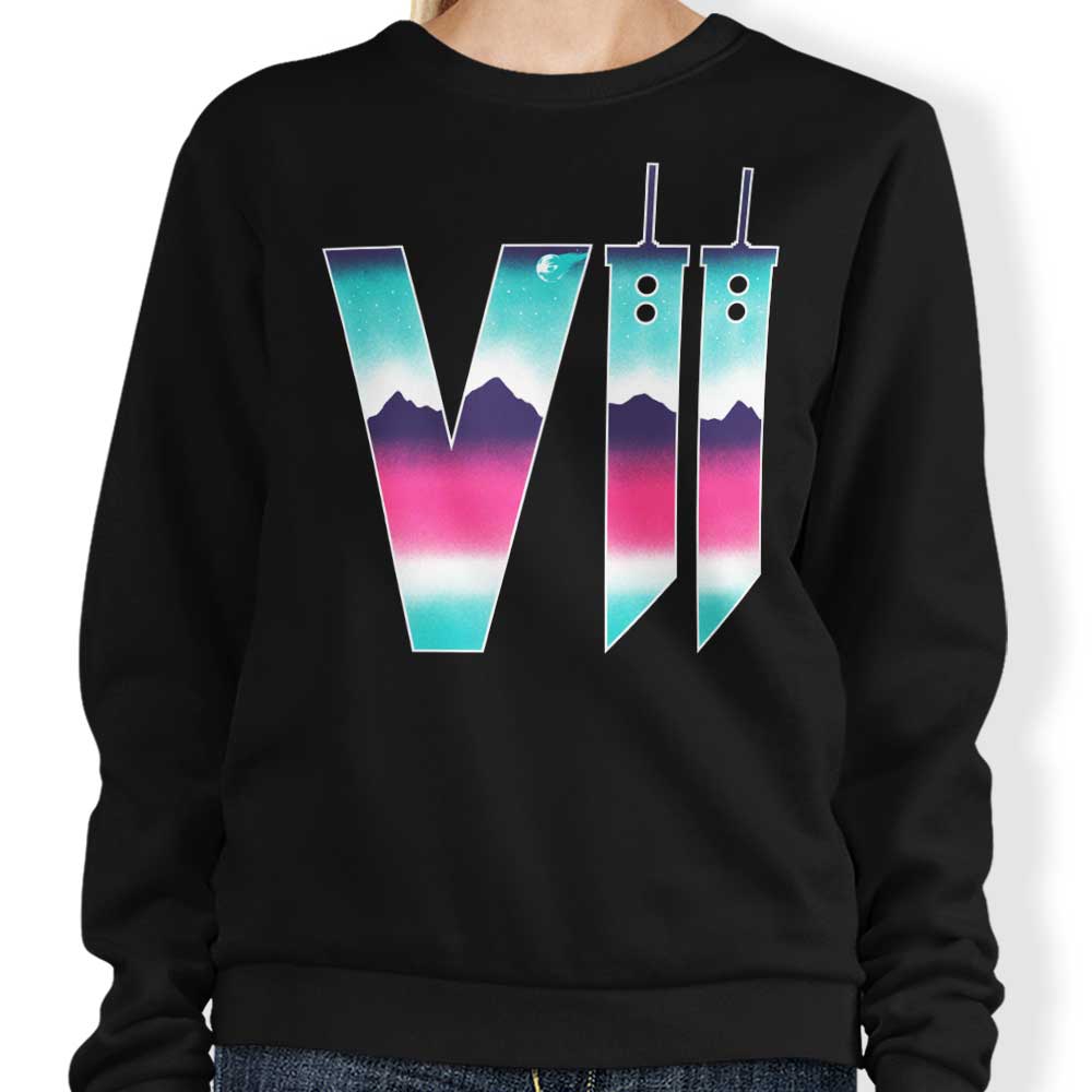 Neon Fantasy VII - Adult & Kids T-Shirts, Sweatshirts & Hoodies apparel design preview 1
