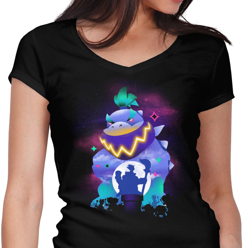 Neon Junior Women's V-Neck - Adult & Kids T-Shirts, Sweatshirts & Hoodies apparel design preview 1